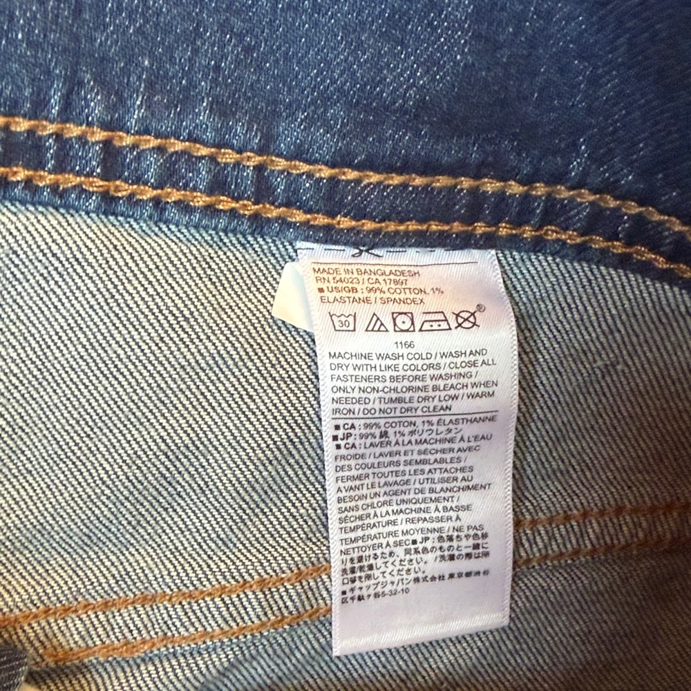 Banana Republic Dark Blue High-Rise Straight Jeans - Picture 3 of 9